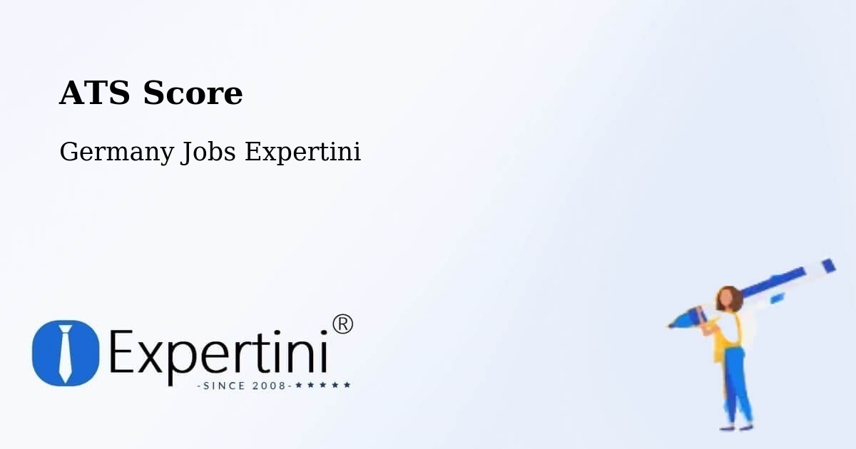 Resume ATS Score & Job Description Match Tool – Dingelstädt - Germany Jobs Expertini
