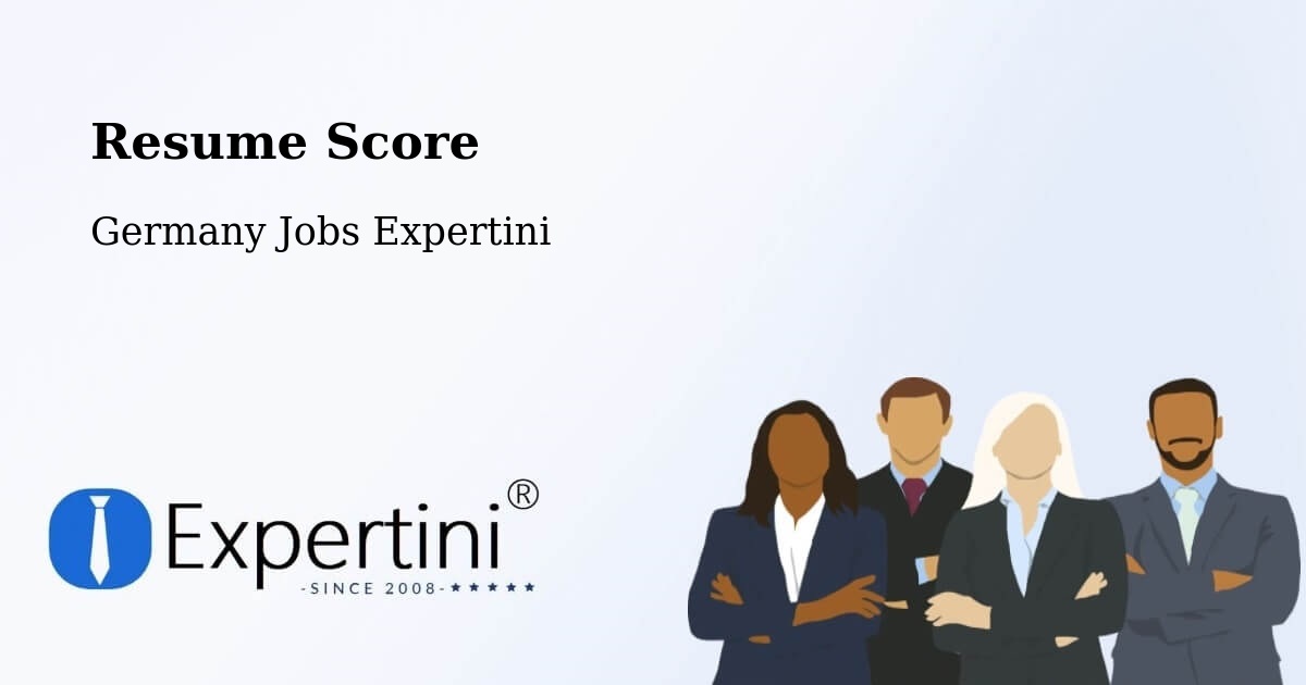 Resume Score & Job Description Match Tool – Dingelstädt - Germany Jobs Expertini